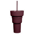 Team 365 1L Recycled PP Stadium Tumbler with Snack Bowl