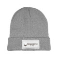 Knit Beanie With Patch