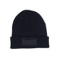 Knit Beanie With Patch
