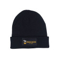 Knit Beanie With Patch