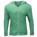 Threadfast Apparel Unisex Triblend Full-Zip Light Hoodie