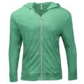 Threadfast Apparel Unisex Triblend Full-Zip Light Hoodie