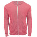 Threadfast Apparel Unisex Triblend Full-Zip Light Hoodie