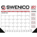 Skinner & Kennedy® Desk Pad Calendar