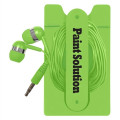 Phone Wallet With Earbuds