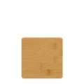 Bamboo Square 6-Coaster Set with Holder