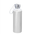 18 OZ. Aqua Pure Glass Bottle With Metallic Sleeve