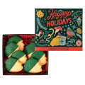 Decadent Christmas Tree Cookies in Gift Box