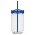25 Oz. Tritan Mason Jar With Matching Straw
