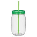25 Oz. Tritan Mason Jar With Matching Straw