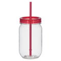 25 Oz. Tritan Mason Jar With Matching Straw