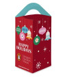 Tote Box with Peppermint Bark Shapes
