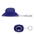 Cowboy Hat Bottle Opener Keychain