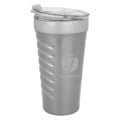 16 OZ. RIPPLE EFFECT STAINLESS STEEL TUMBLER