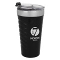 16 OZ. RIPPLE EFFECT STAINLESS STEEL TUMBLER