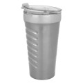 16 OZ. RIPPLE EFFECT STAINLESS STEEL TUMBLER