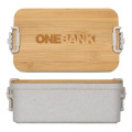 Chuckwagon Stackable Lunch Box With Bamboo Lid & Utensils