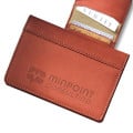 Fire Island Business Card Case (Sueded Full-Grain Leather)