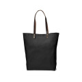Urban Cotton Tote Bag with Leather Handles