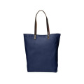 Urban Cotton Tote Bag with Leather Handles
