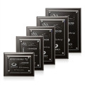 Caledon Plaque - Black/Silver