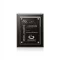Caledon Plaque - Black/Silver
