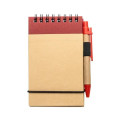 Recycled Flip-up Notepad/Pen