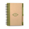 Spiral Bound Notebook & Harvest Pen