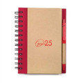 Spiral Bound Notebook & Harvest Pen