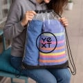 Transparent Drawstring Bag