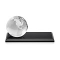 Globe Award on Rectangle Base - Black
