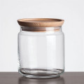 Finch Jar with Wooden Lid - Deep Etch