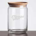 Finch Jar with Wooden Lid - Deep Etch