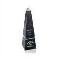 Groove Marble Obelisk Award - Black