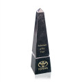 Groove Marble Obelisk Award - Black