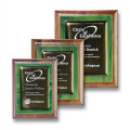Metallic Fusion Plaque - Walnut/Green