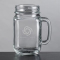 Roswell Drinking Jar - Deep Etch