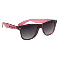 Two-Tone Translucent Malibu Sunglasses