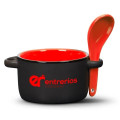 Merritt Soup Mug & Spoon - 12oz - Imprinted