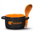 Merritt Soup Mug & Spoon - 12oz - Imprinted