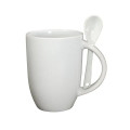 12 oz Dapper Ceramic Mug With Spoon