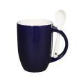 12 oz Dapper Ceramic Mug With Spoon