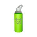 18 oz Glass Bottle With Color Silicone Sleeve