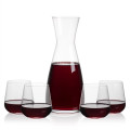 Portofino Carafe & Howden Stemless Wine