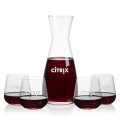 Portofino Carafe & Howden Stemless Wine
