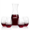Portofino Carafe & Carlita Stemless Wine