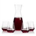 Portofino Carafe & Bretton Stemless Wine