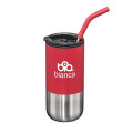 Bondi Double Wall Tumbler w/ Straw -18oz