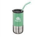 Bondi Double Wall Tumbler w/ Straw -18oz
