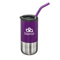 Bondi Double Wall Tumbler w/ Straw -18oz